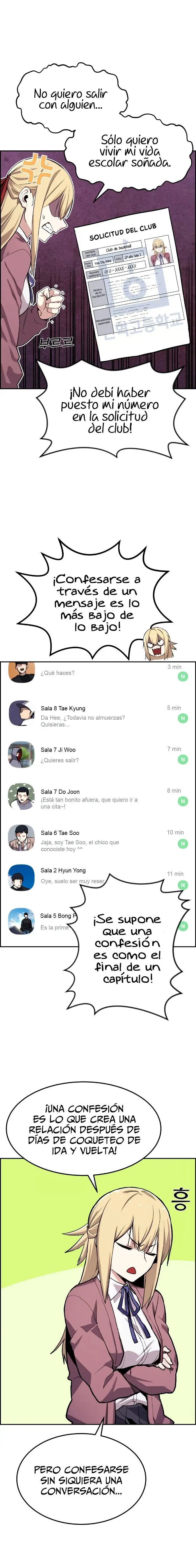 La Personaje Del Webtoon capítulo 4 página 19