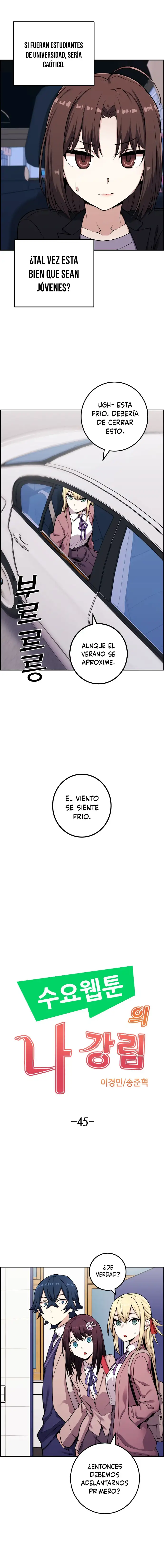 La Personaje Del Webtoon capítulo 45 página 4