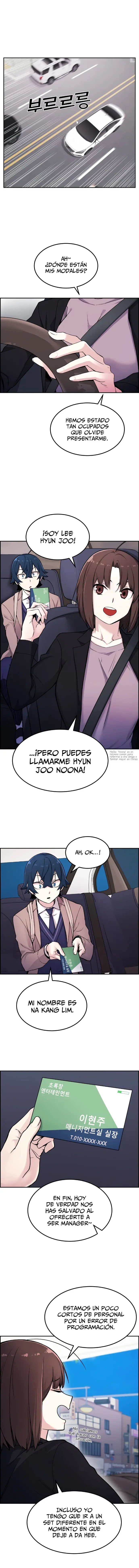 La Personaje Del Webtoon capítulo 5 página 2