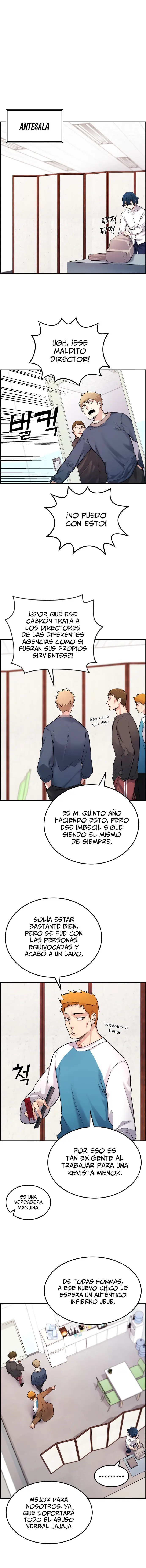 La Personaje Del Webtoon capítulo 5 página 9