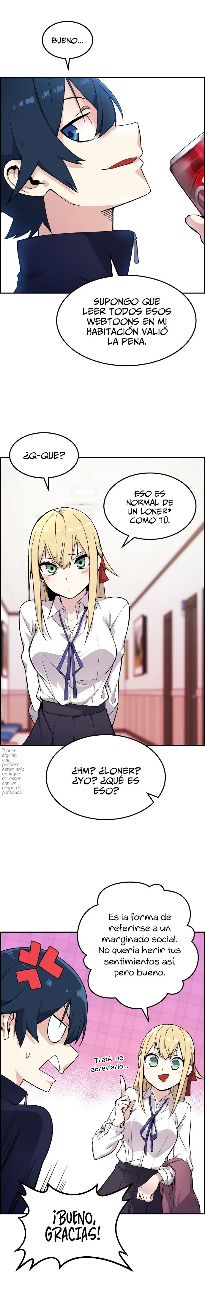 La Personaje Del Webtoon capítulo 5 página 20