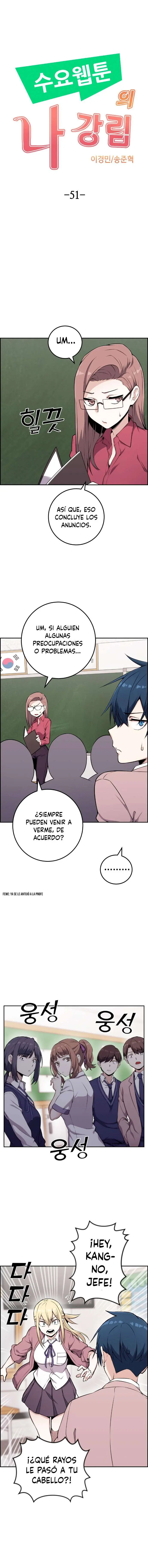 La Personaje Del Webtoon capítulo 51 página 5