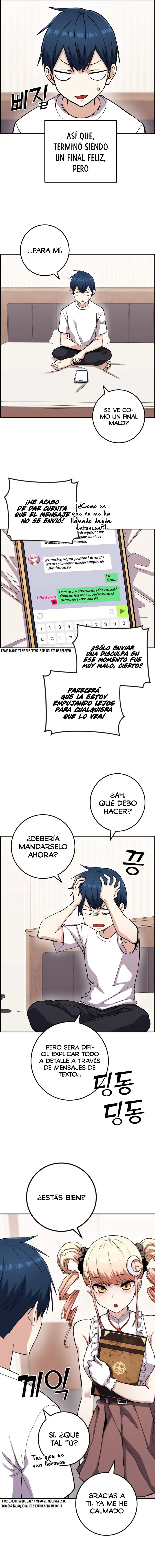 La Personaje Del Webtoon capítulo 65 página 8