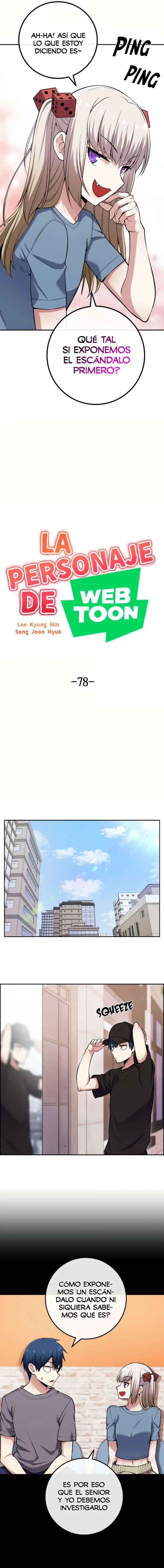 La Personaje Del Webtoon capítulo 78 página 7