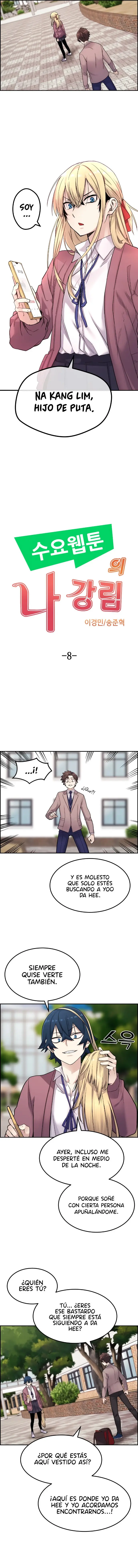 La Personaje Del Webtoon capítulo 8 página 6