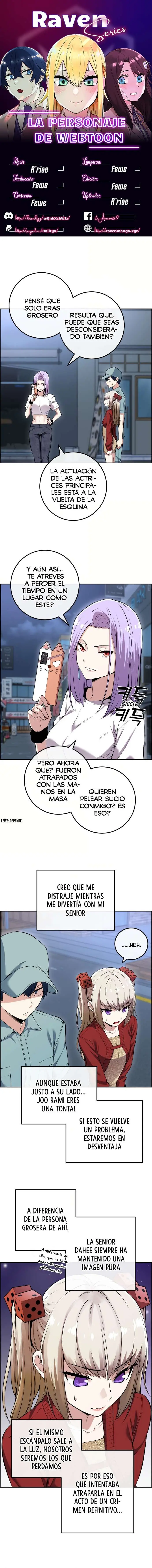 La Personaje Del Webtoon capítulo 80 página 3