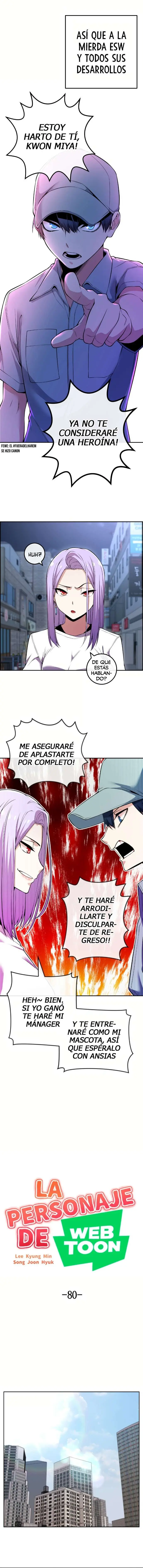 La Personaje Del Webtoon capítulo 80 página 8