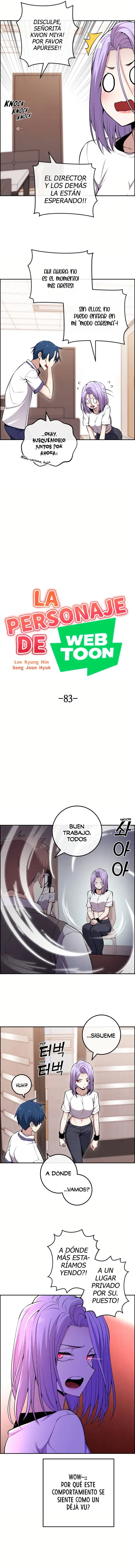 La Personaje Del Webtoon capítulo 83 página 4