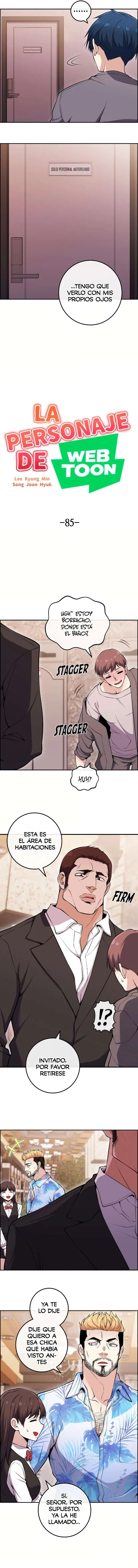 La Personaje Del Webtoon capítulo 85 página 4