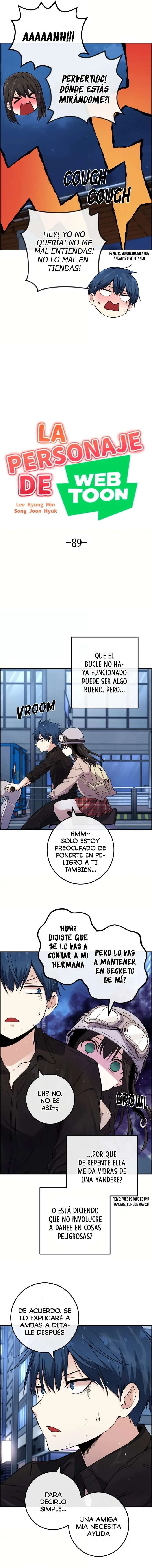 La Personaje Del Webtoon capítulo 89 página 6