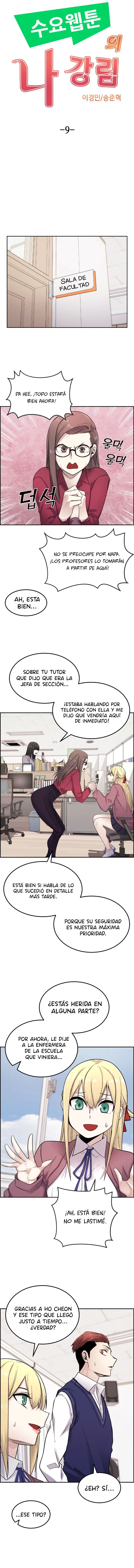La Personaje Del Webtoon capítulo 9 página 5