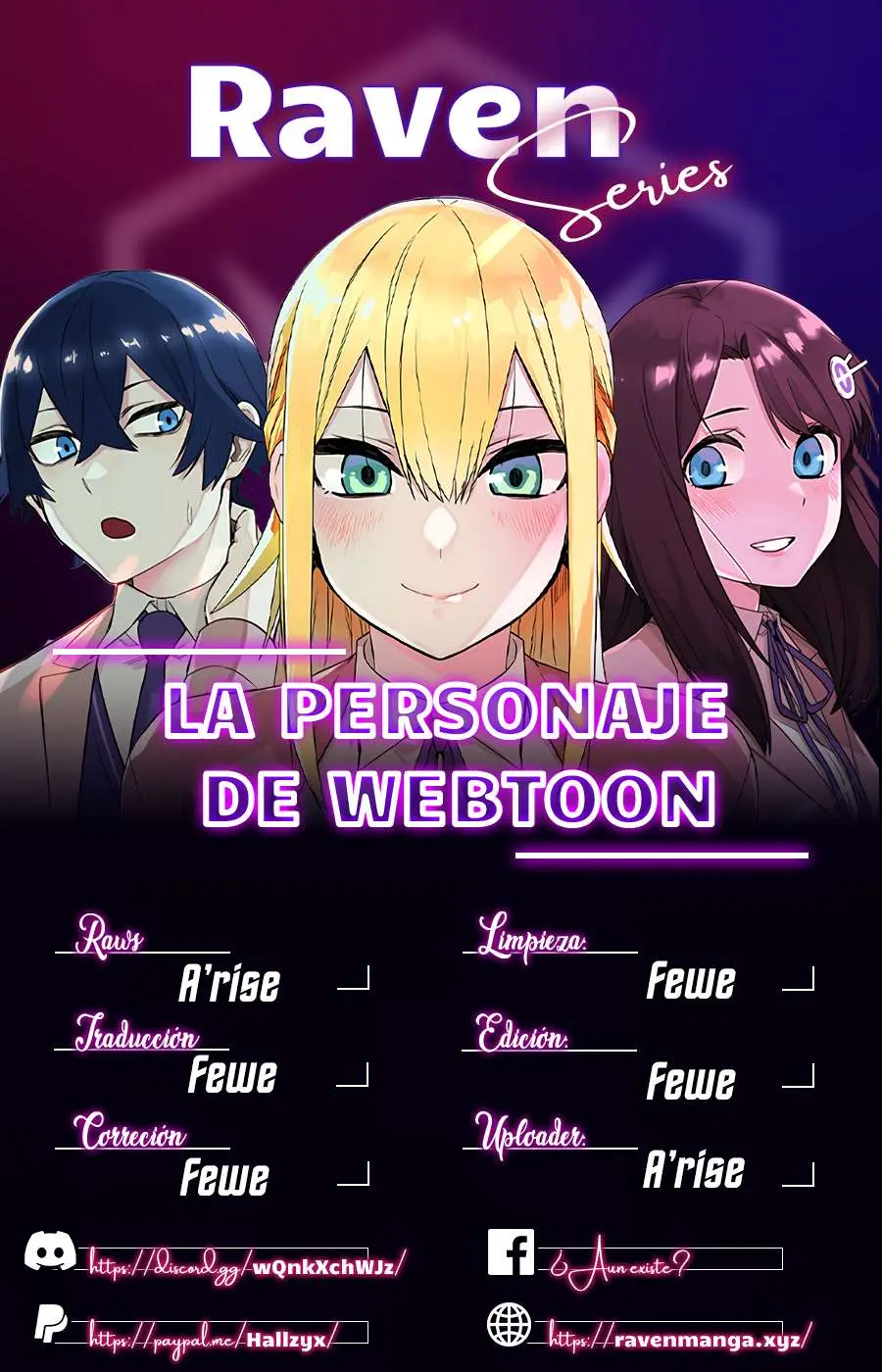 La Personaje Del Webtoon capítulo 95 página 1