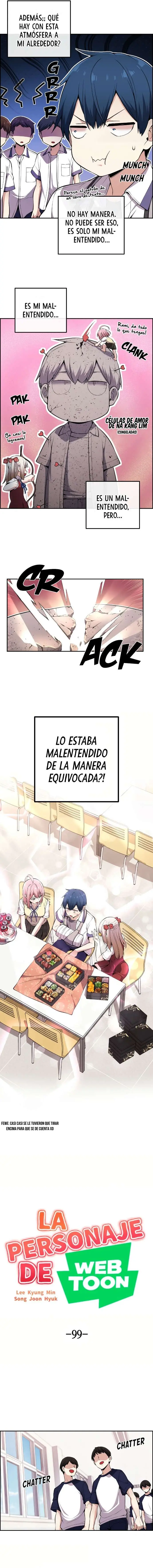 La Personaje Del Webtoon capítulo 99 página 5