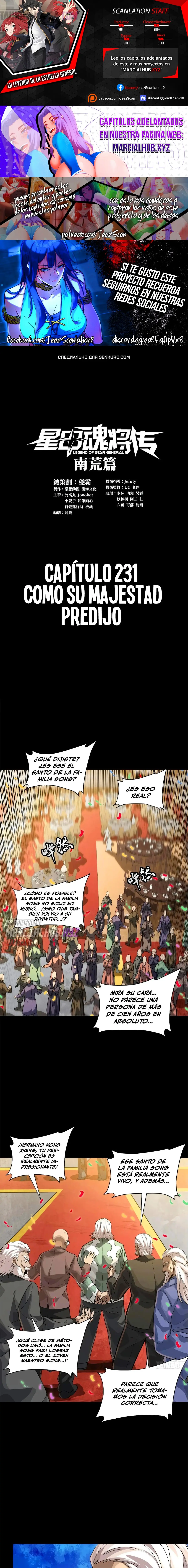 La Leyenda De La Estrella General capítulo 231 página 1