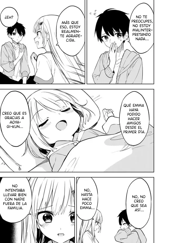Maigo ni Natteita Youjo wo Tasuketara, Otonari ni Sumu Bishoujo Ryuugakusei ga Ie ni Asobi ni Kuru You ni Natta Ken ni Tsuite capítulo 17.2 página 1