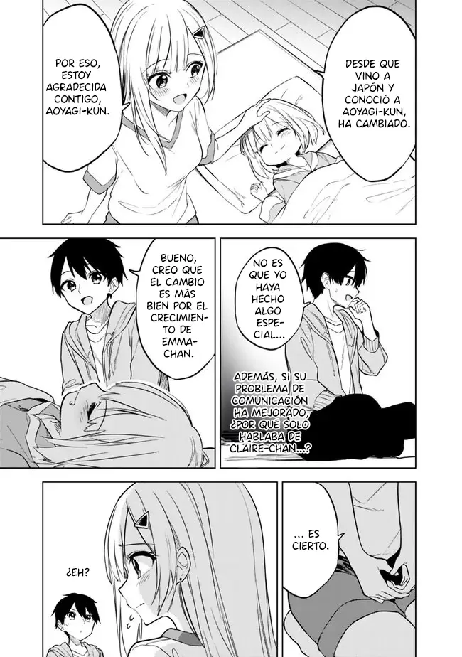 Maigo ni Natteita Youjo wo Tasuketara, Otonari ni Sumu Bishoujo Ryuugakusei ga Ie ni Asobi ni Kuru You ni Natta Ken ni Tsuite capítulo 17.2 página 3