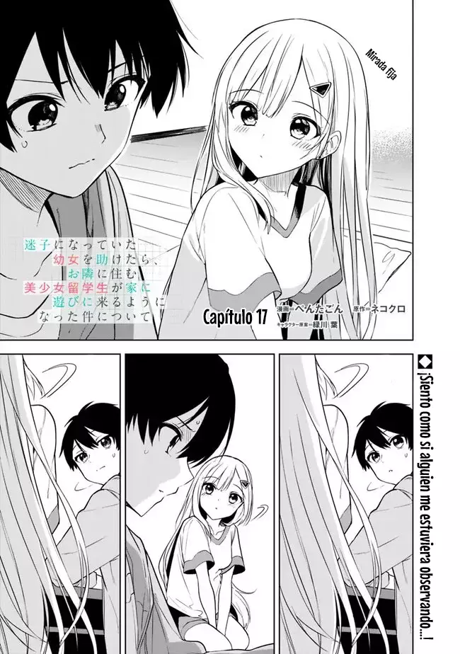 Maigo Ni Natteita Youjo Wo Tasuketara, Otonari Ni Sumu Bishoujo Ryuugakusei Ga Ie Ni Asobi Ni Kuru You Ni Natta Ken Nitsuite capítulo 17 página 4