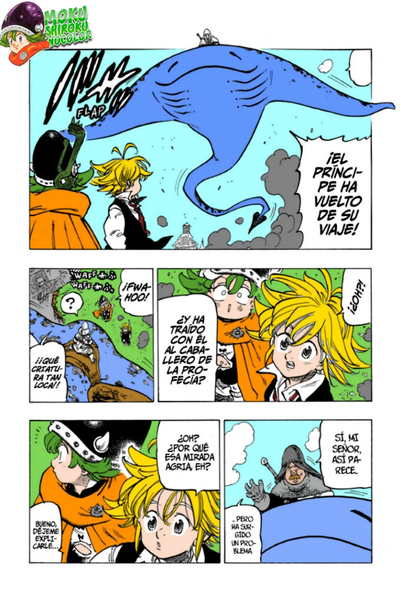 Mokushiroku No Yonkishi capítulo 53.5 página 5
