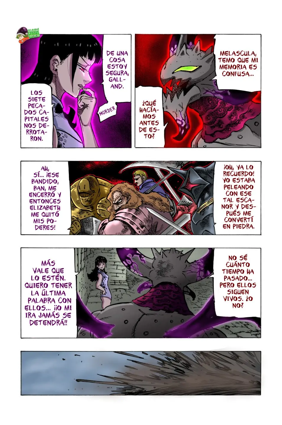 Mokushiroku No Yonkishi capítulo 65.5 página 6