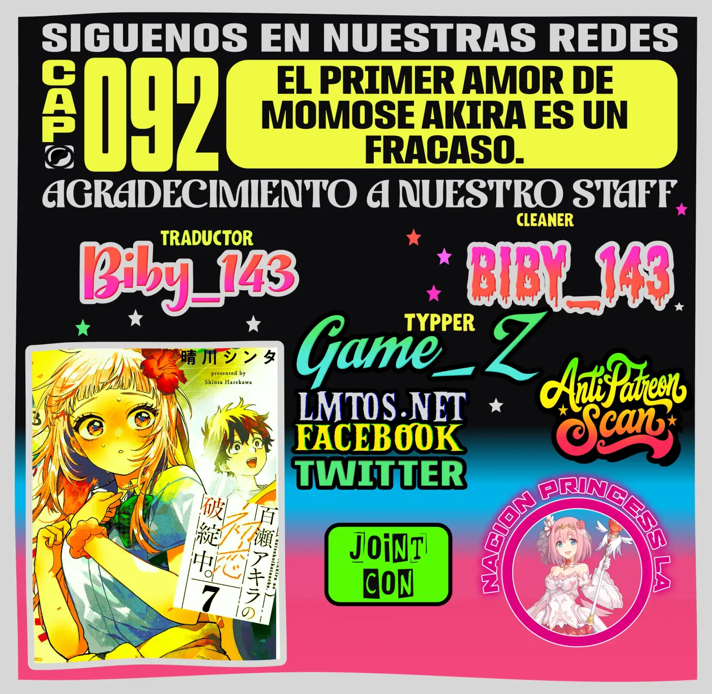 Momose Akira no Hatsukoi Hatan-chuu capítulo 92 página 1