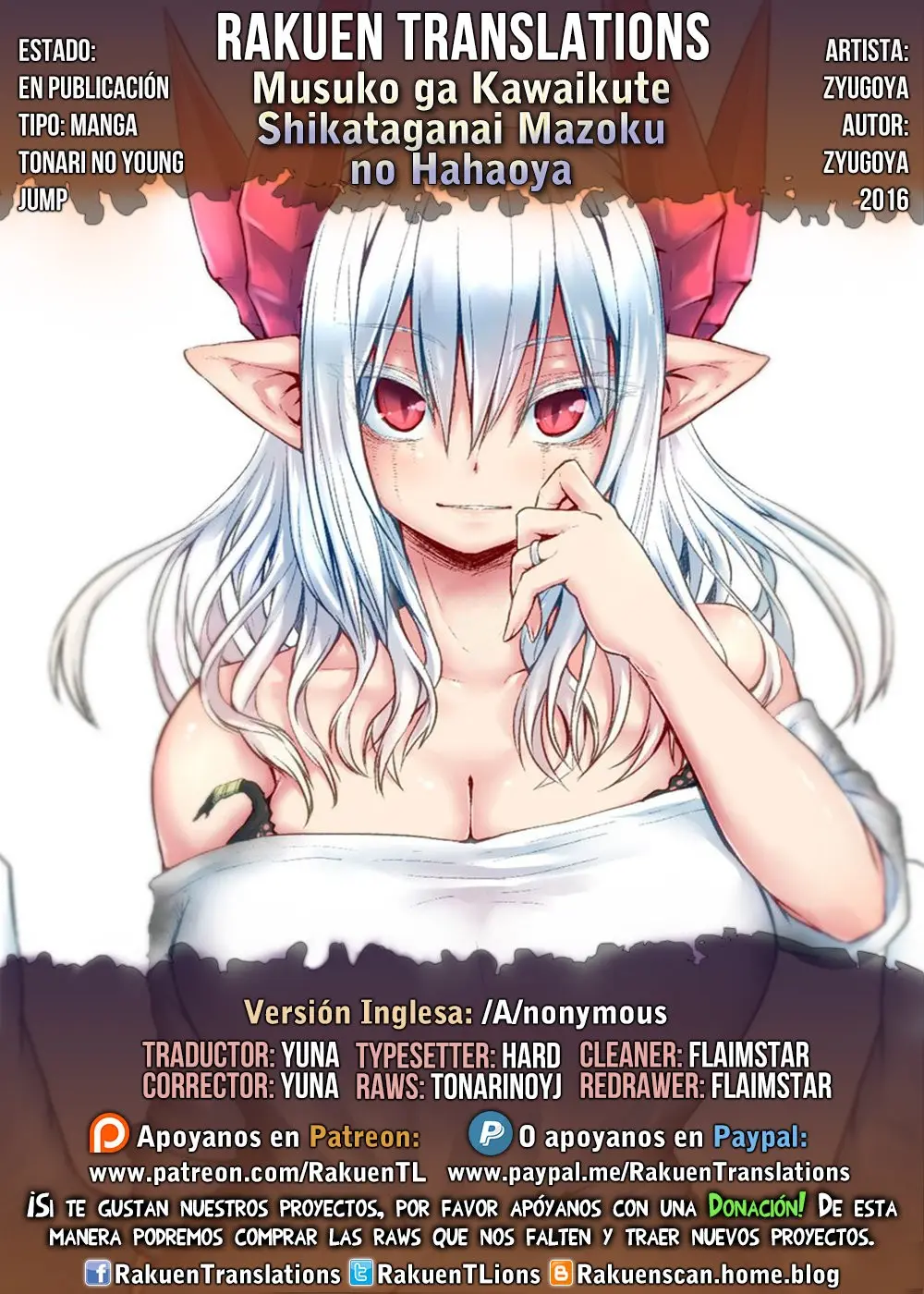 Musuko ga Kawaikute Shikataganai Mazoku no Hahaoya capítulo 48.1 página 1