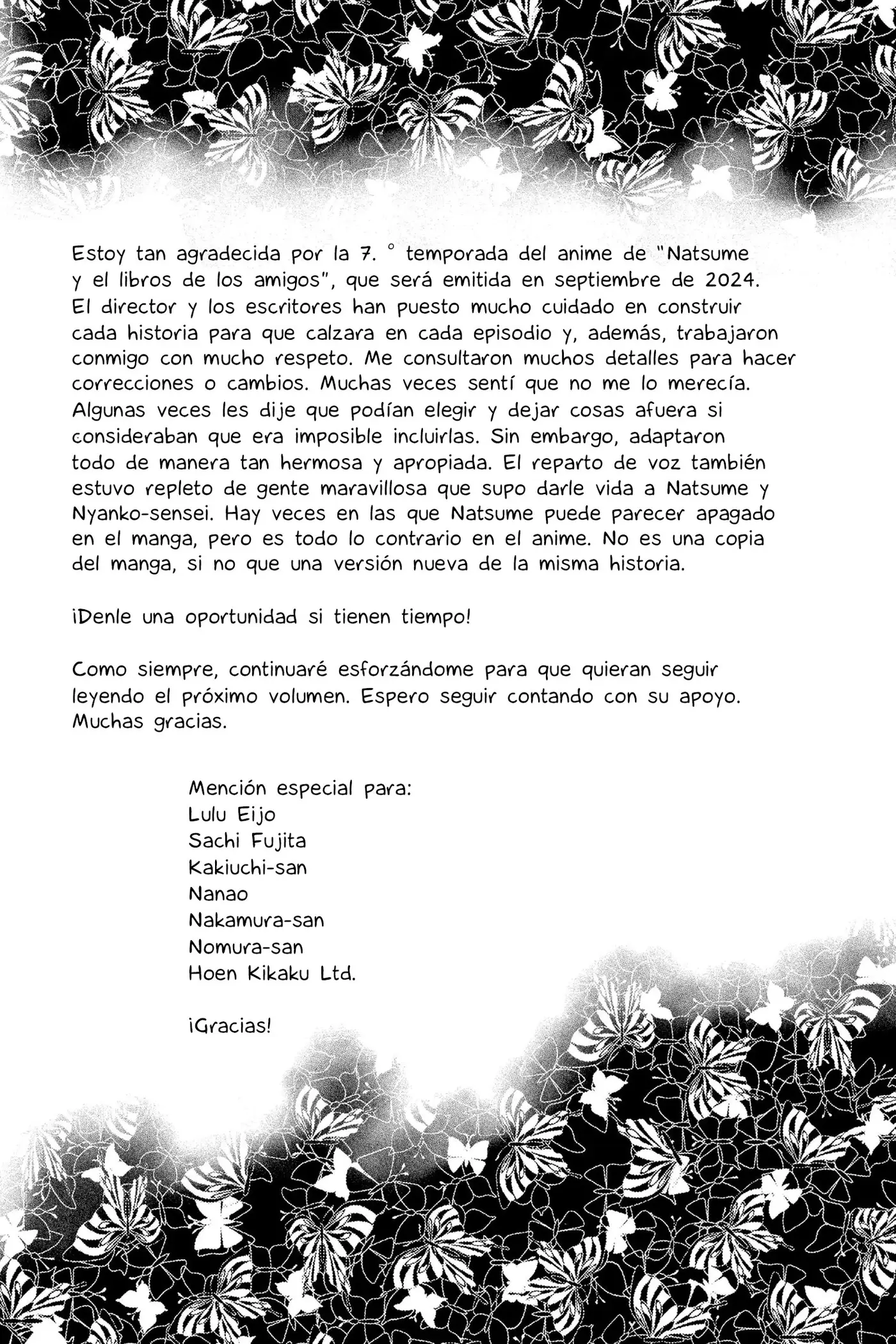 Natsume Yuujinchou capítulo 127 página 36