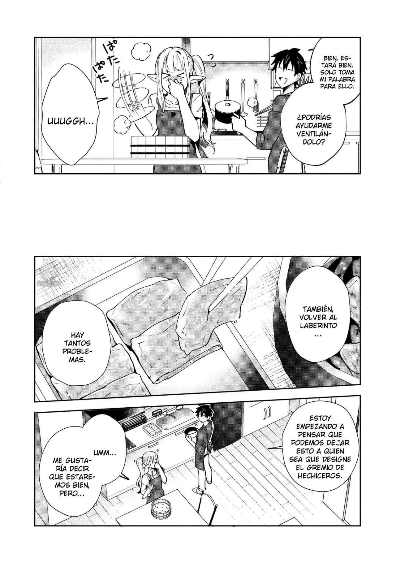 Nihon E Youkoso Elf-san capítulo 18 página 17