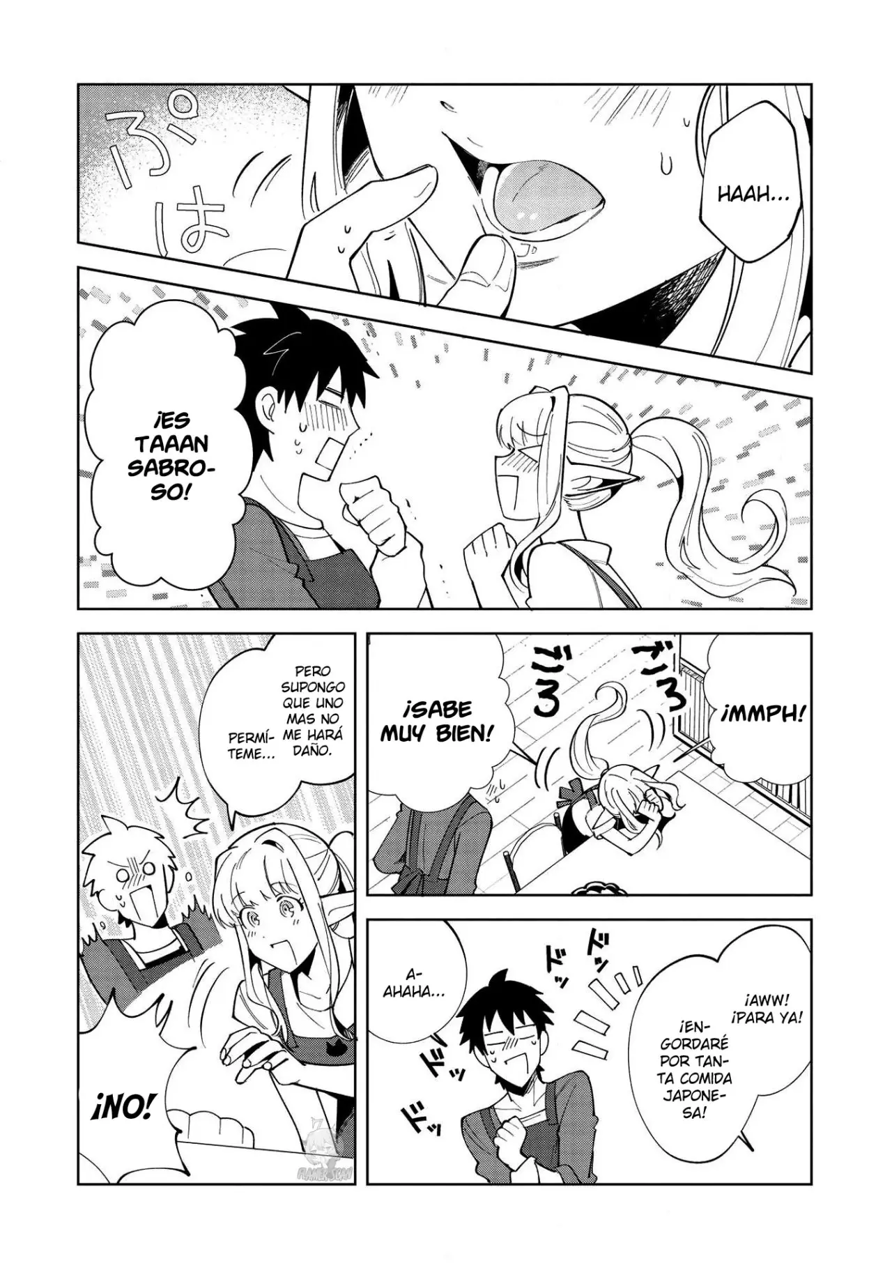 Nihon E Youkoso Elf-san capítulo 18 página 21