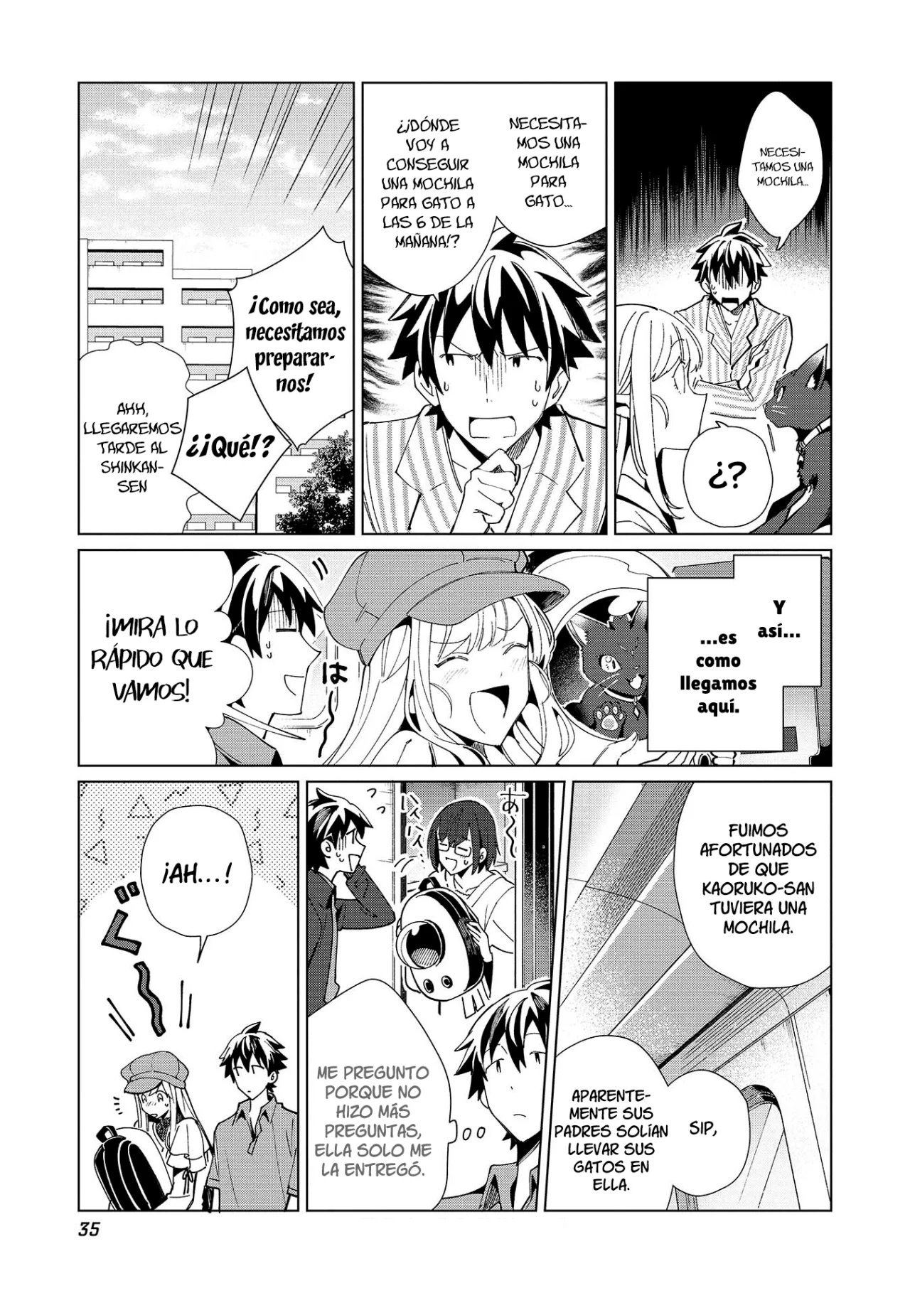Nihon E Youkoso Elf-san capítulo 36 página 8