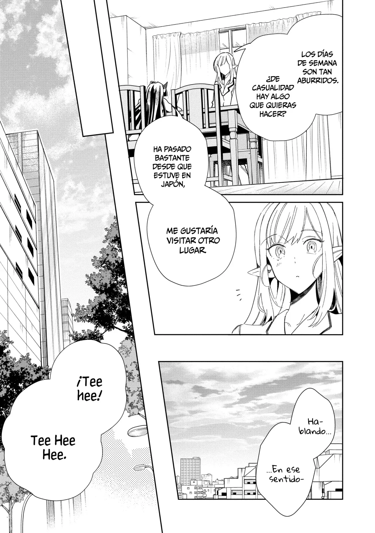 Nihon E Youkoso Elf-san capítulo 43 página 4