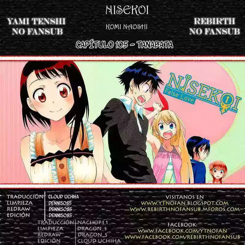 Nisekoi capítulo 105 página 1