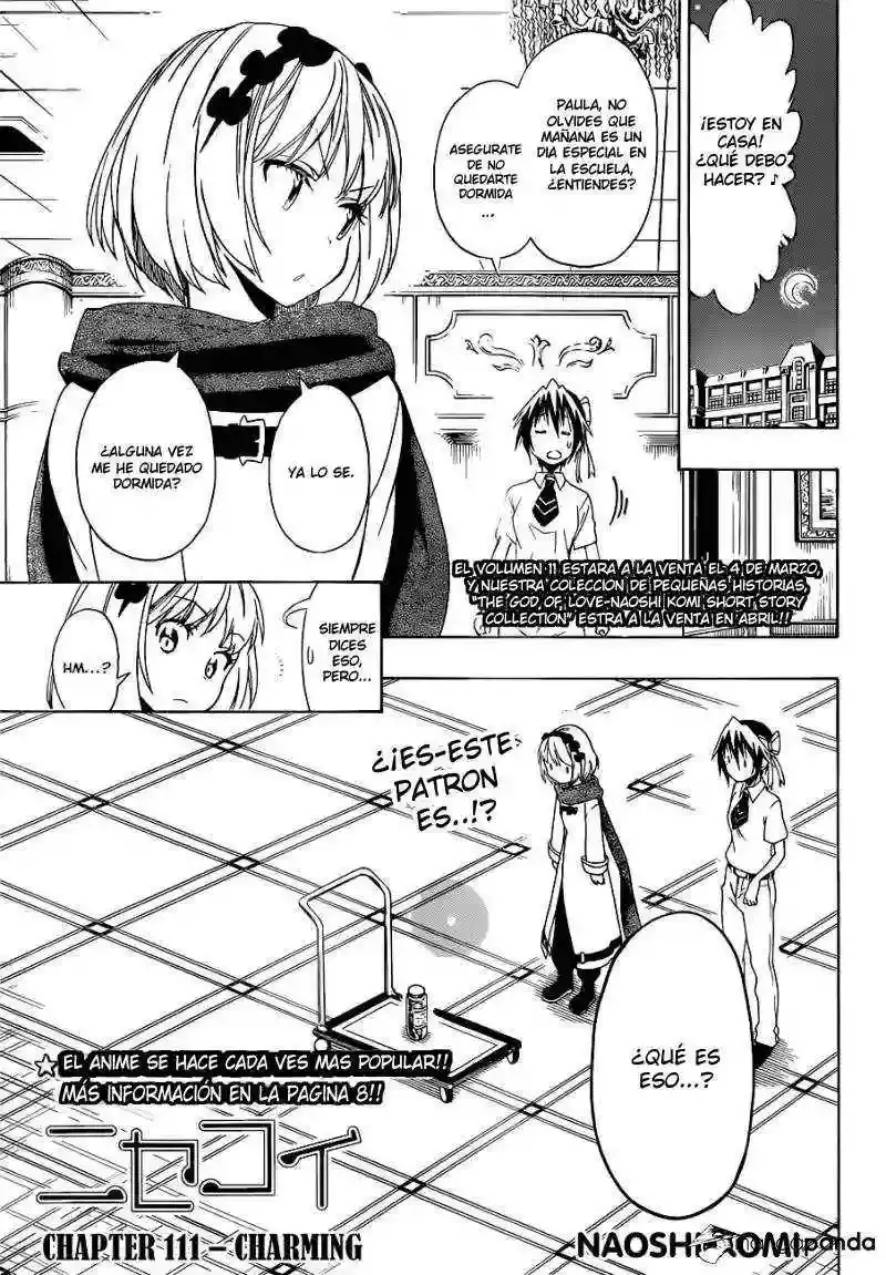 Nisekoi capítulo 111 página 2