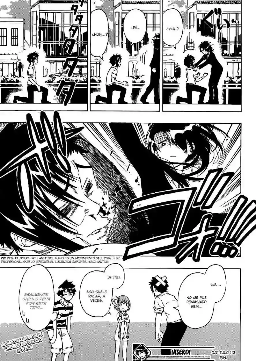 Nisekoi capítulo 112 página 21