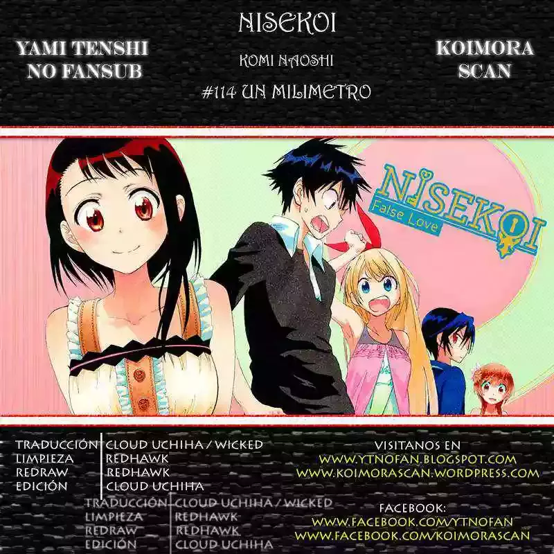Nisekoi capítulo 114 página 1