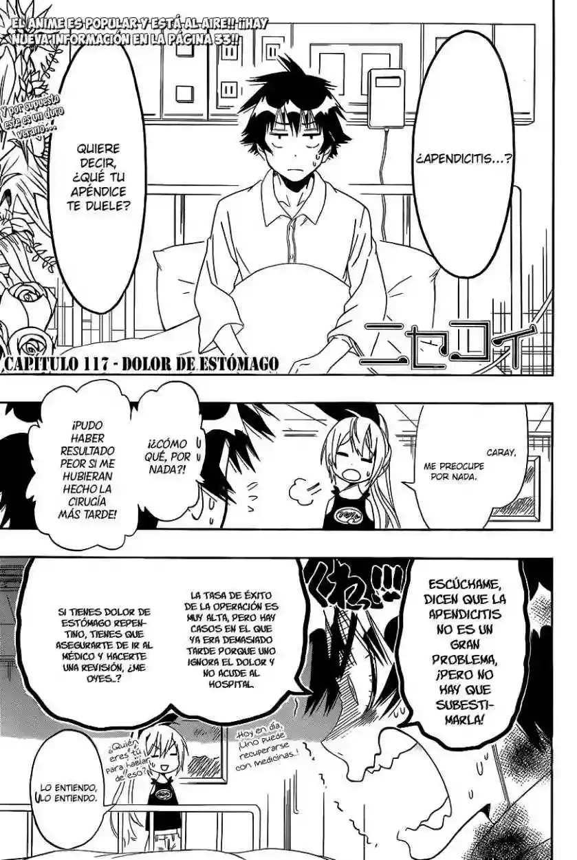 Nisekoi capítulo 117 página 5