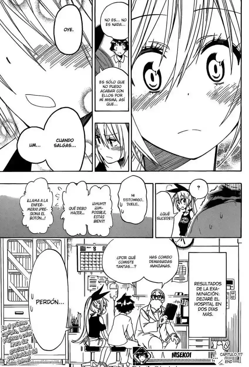 Nisekoi capítulo 117 página 21