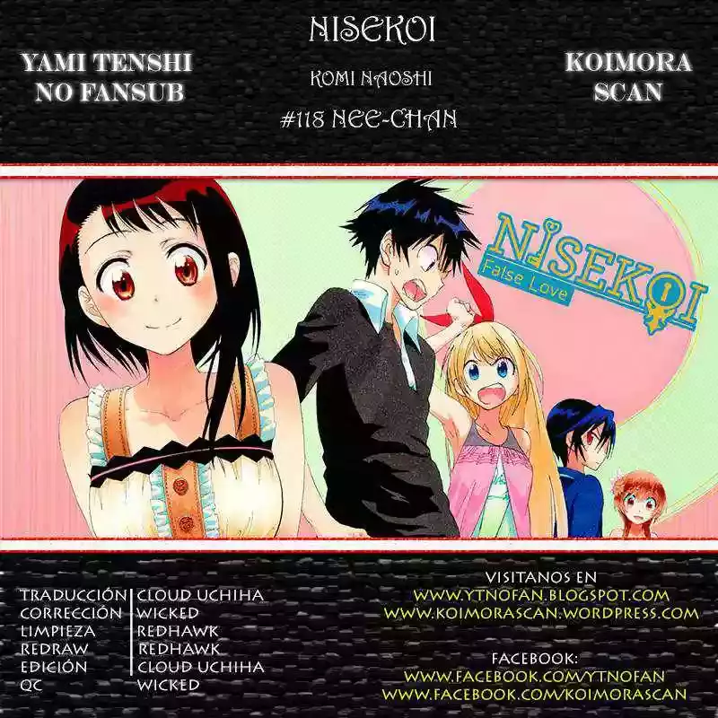 Nisekoi capítulo 118 página 1