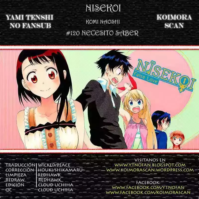 Nisekoi capítulo 120 página 1