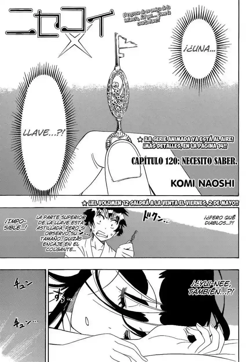 Nisekoi capítulo 120 página 3