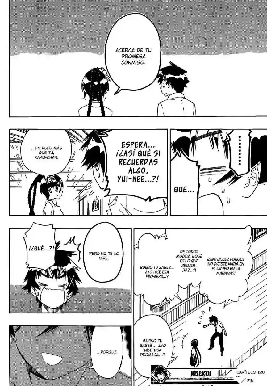 Nisekoi capítulo 120 página 20