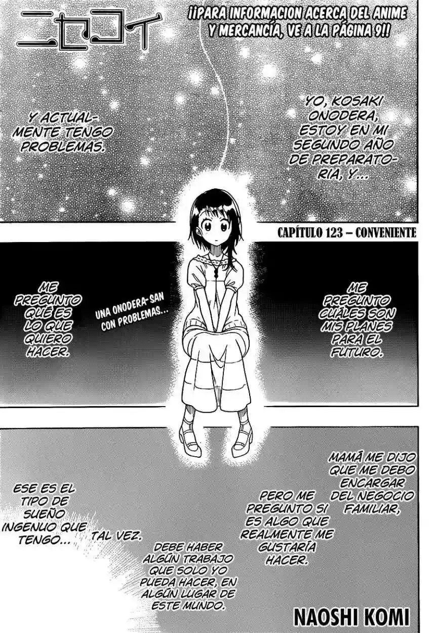 Nisekoi capítulo 123 página 4