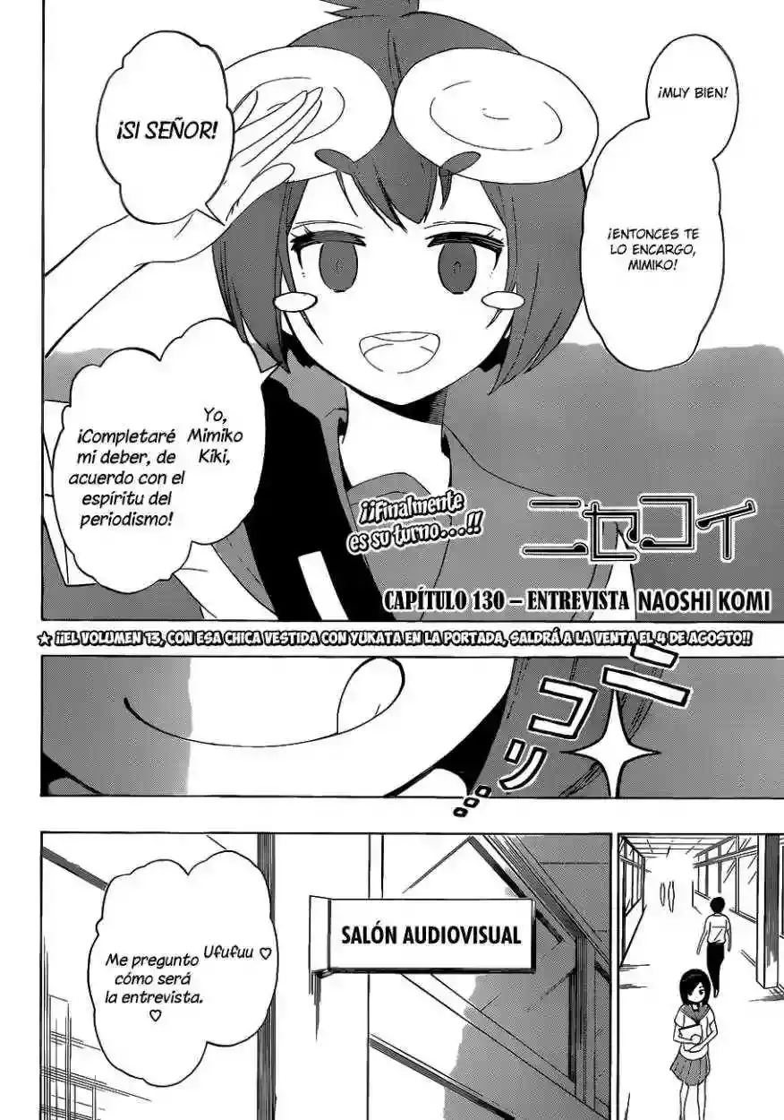 Nisekoi capítulo 130 página 5