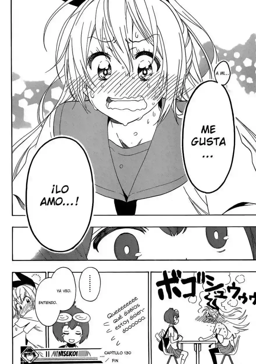 Nisekoi capítulo 130 página 21