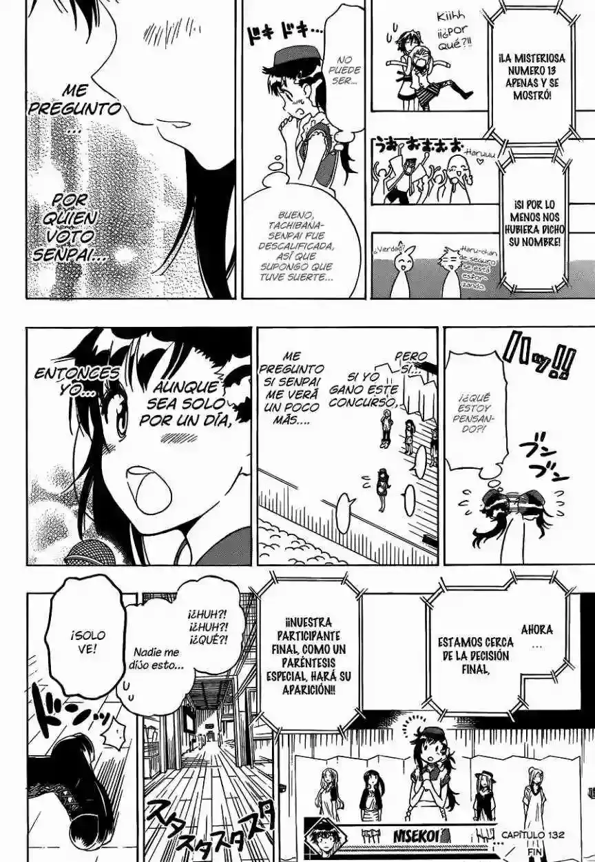 Nisekoi capítulo 132 página 21