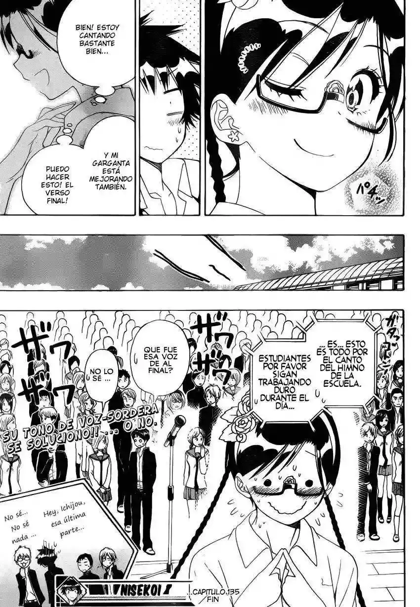 Nisekoi capítulo 135 página 19