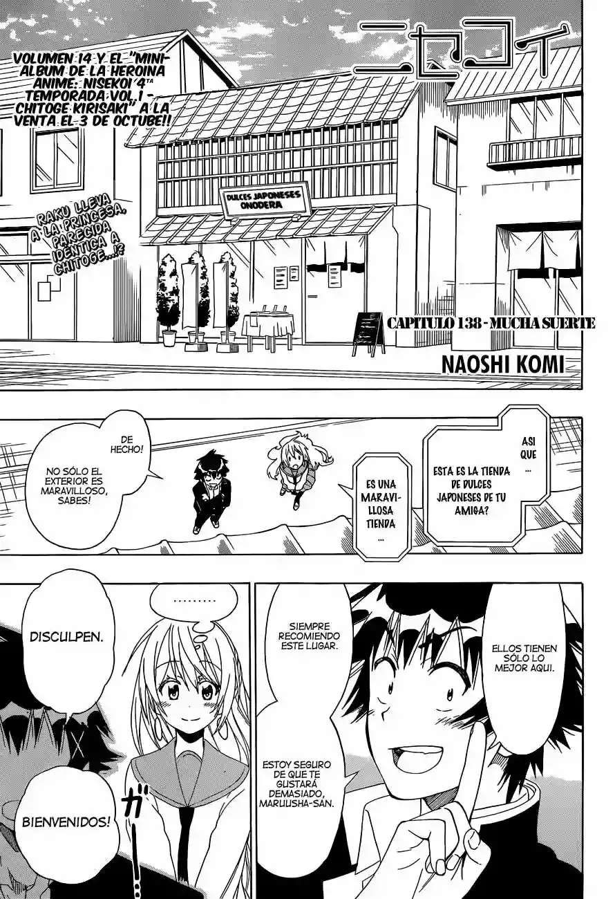 Nisekoi capítulo 138 página 2