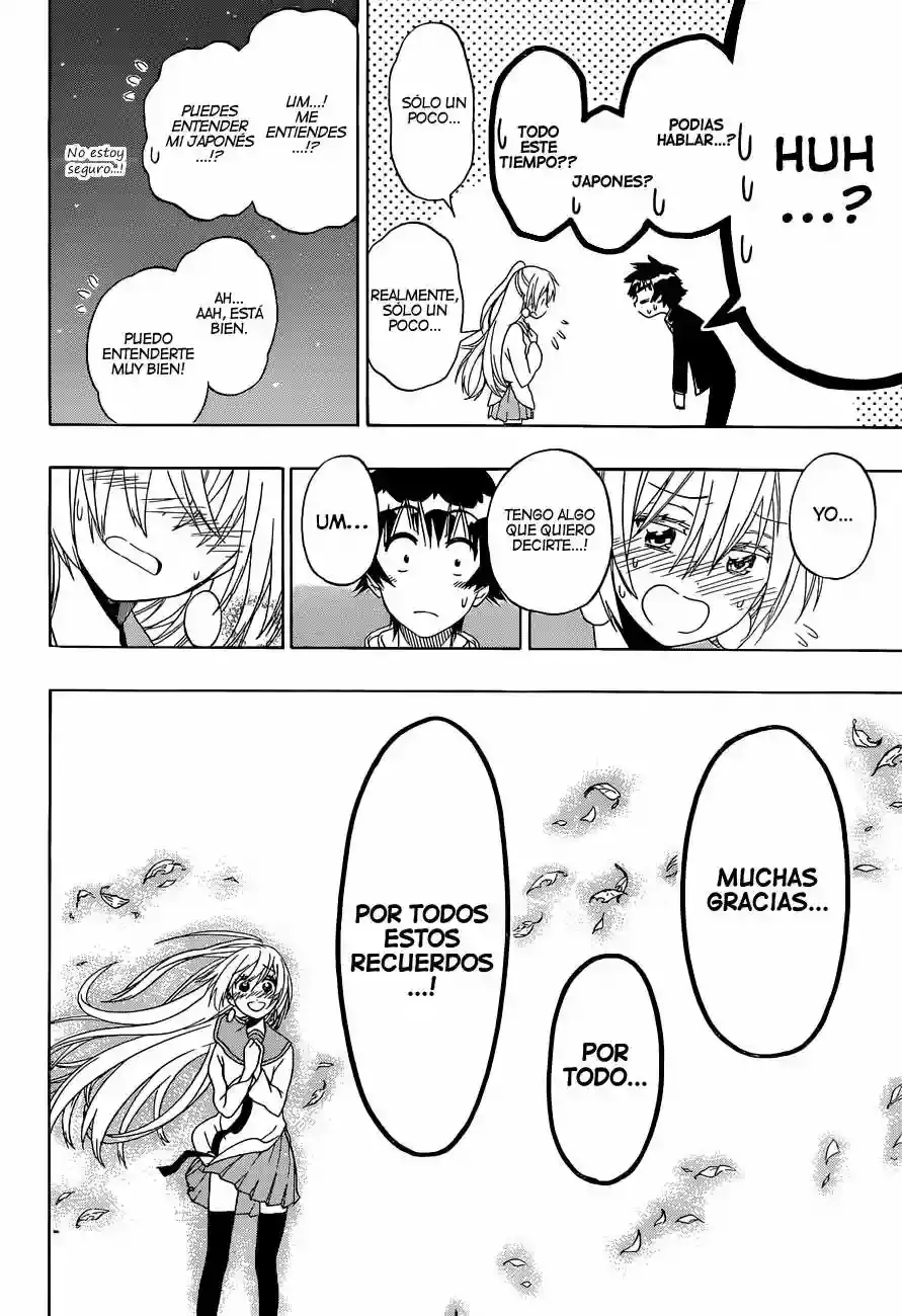 Nisekoi capítulo 138 página 15