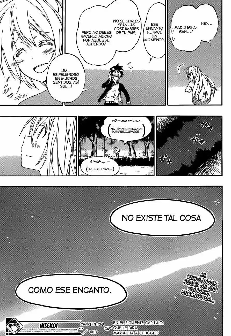 Nisekoi capítulo 138 página 19