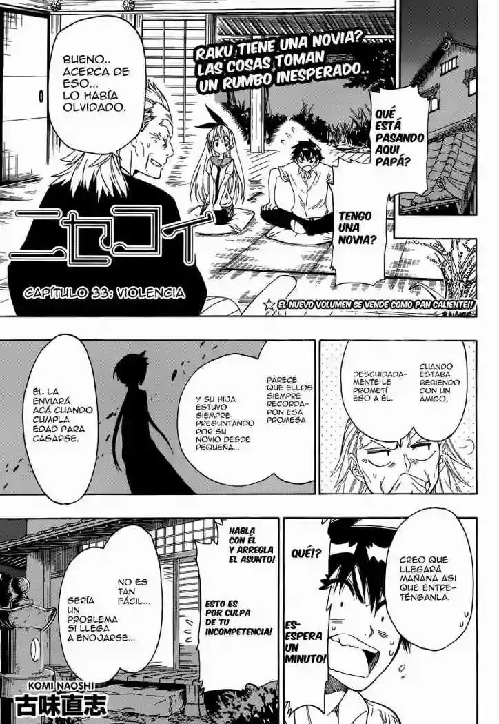 Nisekoi capítulo 33 página 2