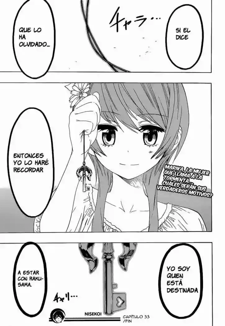 Nisekoi capítulo 33 página 20